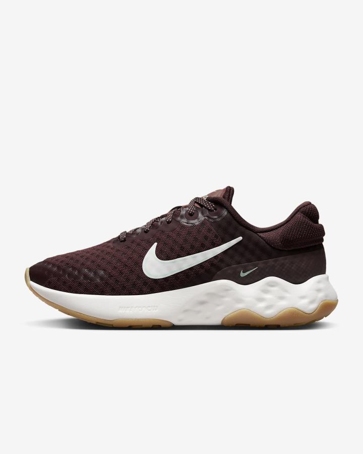 Zapatillas Running Nike Renew Ride 3 Road Mujer Burdeos Rojas Marrones Blancas | EKFJN-8409