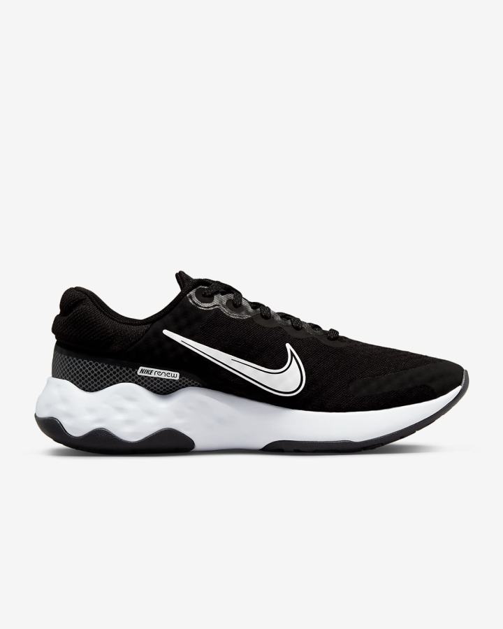 Zapatillas Running Nike Renew Ride 3 Road Mujer Negras Gris Oscuro Blancas | HGWJV-5610
