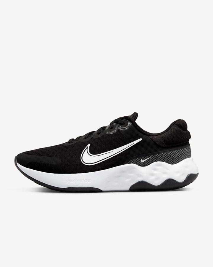 Zapatillas Running Nike Renew Ride 3 Road Mujer Negras Gris Oscuro Blancas | HGWJV-5610