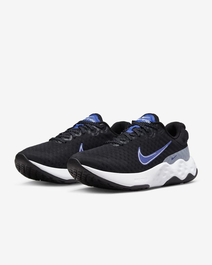 Zapatillas Running Nike Renew Ride 3 Road Mujer Negras Blancas | TMPBU-1792