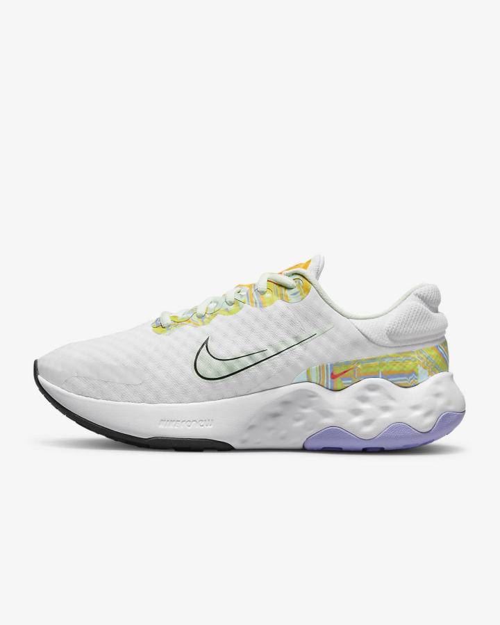 Zapatillas Running Nike Renew Ride 3 Road Mujer Blancas Verde Doradas Gris Oscuro | TQOIP-9846