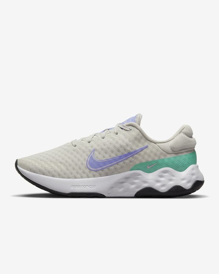 Zapatillas Running Nike Renew Ride 3 Road Mujer Beige Claro Verde Negras | WCSRF-4970