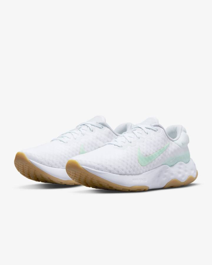 Zapatillas Running Nike Renew Ride 3 Road Mujer Blancas Verde Plateadas Verde Menta | ZPOCY-5810