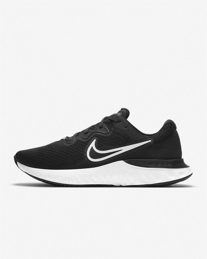 Zapatillas Running Nike Renew Run 2 Road Running Hombre Negras Gris Oscuro Blancas | EFDRU-5627