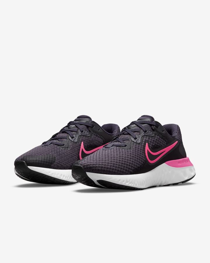 Zapatillas Running Nike Renew Run 2 Road Mujer Moradas Negras Moradas Rosas | ZEOYC-7403