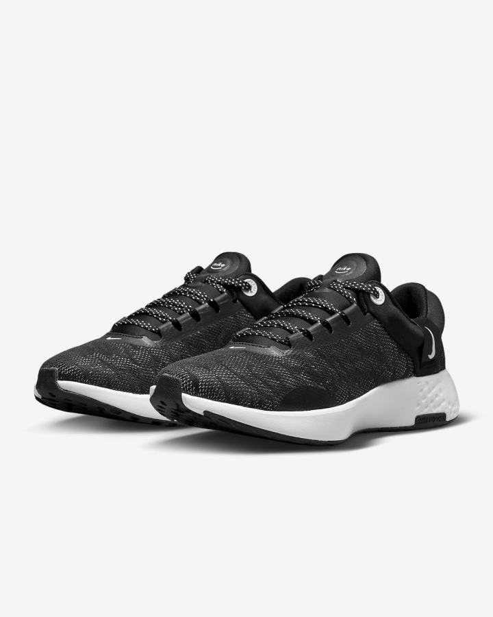 Zapatillas Running Nike Renew Serenity Run 2 Road Mujer Negras Blancas | MJRQC-4815
