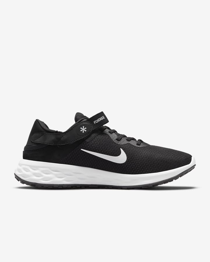 Zapatillas Running Nike Revolution 6 FlyEase Next Nature Easy On/Off Road (Extra Wide) Hombre Negras Gris Blancas | ADOBU-1435