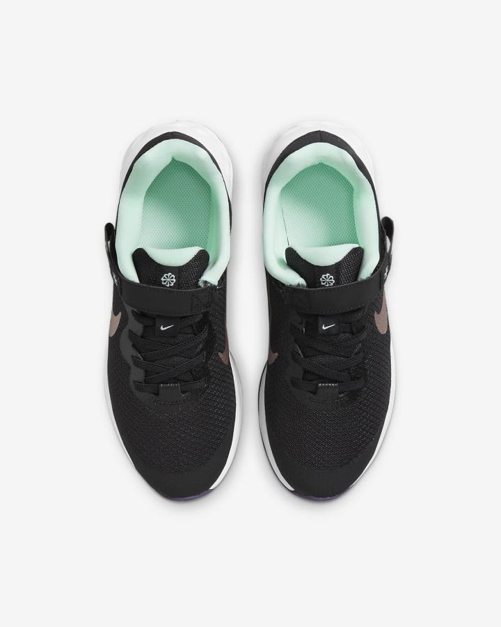 Zapatillas Running Nike Revolution 6 FlyEase Kids Easy On/Off Road Niña Negras Verde Menta Moradas Metal Rojas Marrones | SFGLM-3120