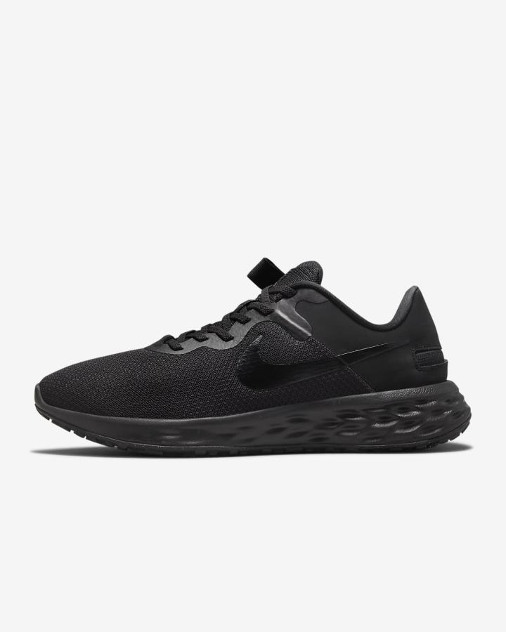 Zapatillas Running Nike Revolution 6 FlyEase Next Nature Easy On/Off Road (Extra Wide) Hombre Negras Gris Oscuro Negras | UHMRX-4986