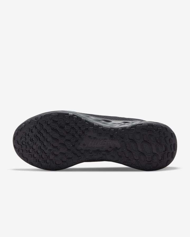 Zapatillas Running Nike Revolution 6 FlyEase Next Nature Easy On/Off Road (Extra Wide) Hombre Negras Gris Oscuro Negras | WSKET-9763