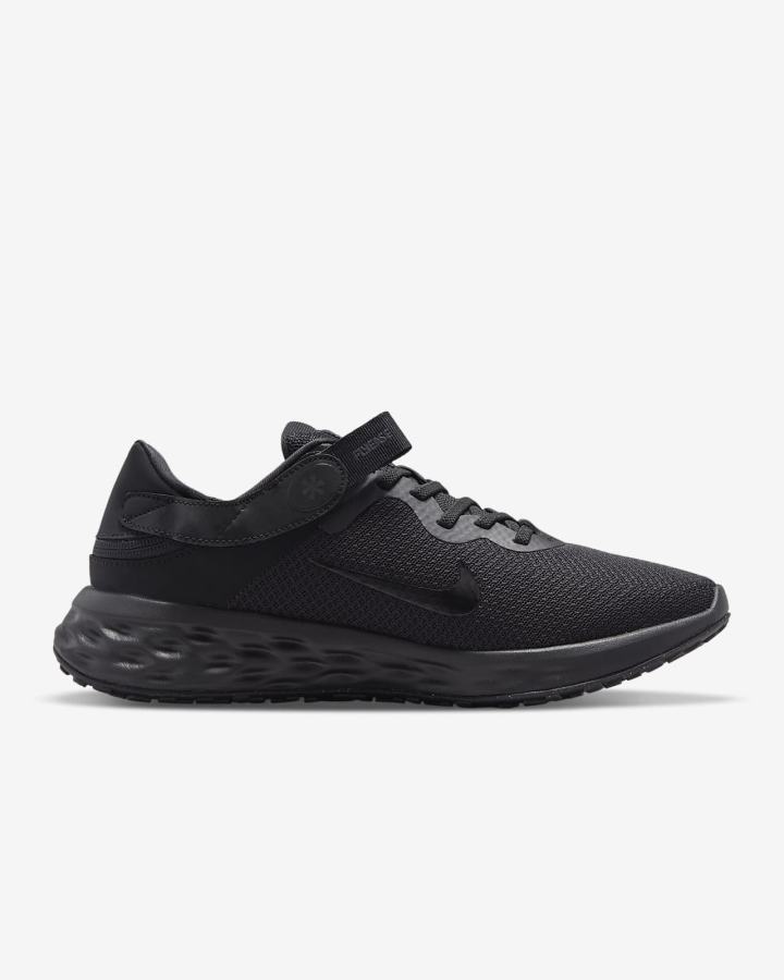 Zapatillas Running Nike Revolution 6 FlyEase Next Nature Easy On/Off Road (Extra Wide) Hombre Negras Gris Oscuro Negras | WSKET-9763