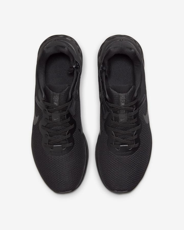 Zapatillas Running Nike Revolution 6 FlyEase Next Nature Easy On/Off Road (Extra Wide) Hombre Negras Gris Oscuro Negras | WSKET-9763