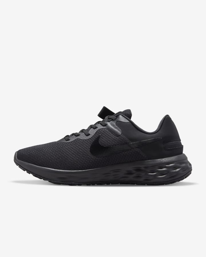 Zapatillas Running Nike Revolution 6 FlyEase Next Nature Easy On/Off Road (Extra Wide) Hombre Negras Gris Oscuro Negras | WSKET-9763