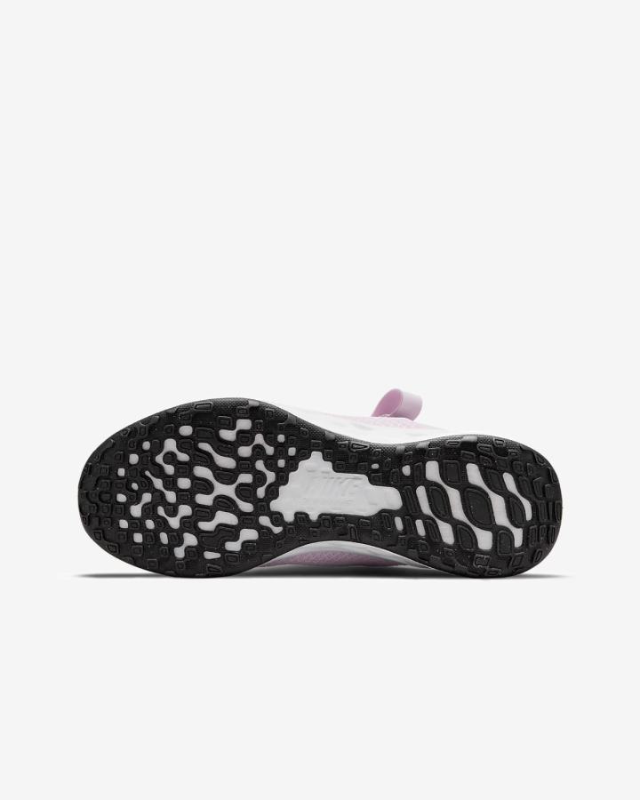 Zapatillas Running Nike Revolution 6 FlyEase Kids Easy On/Off Road Niña Rosas Negras | WVNJZ-1937