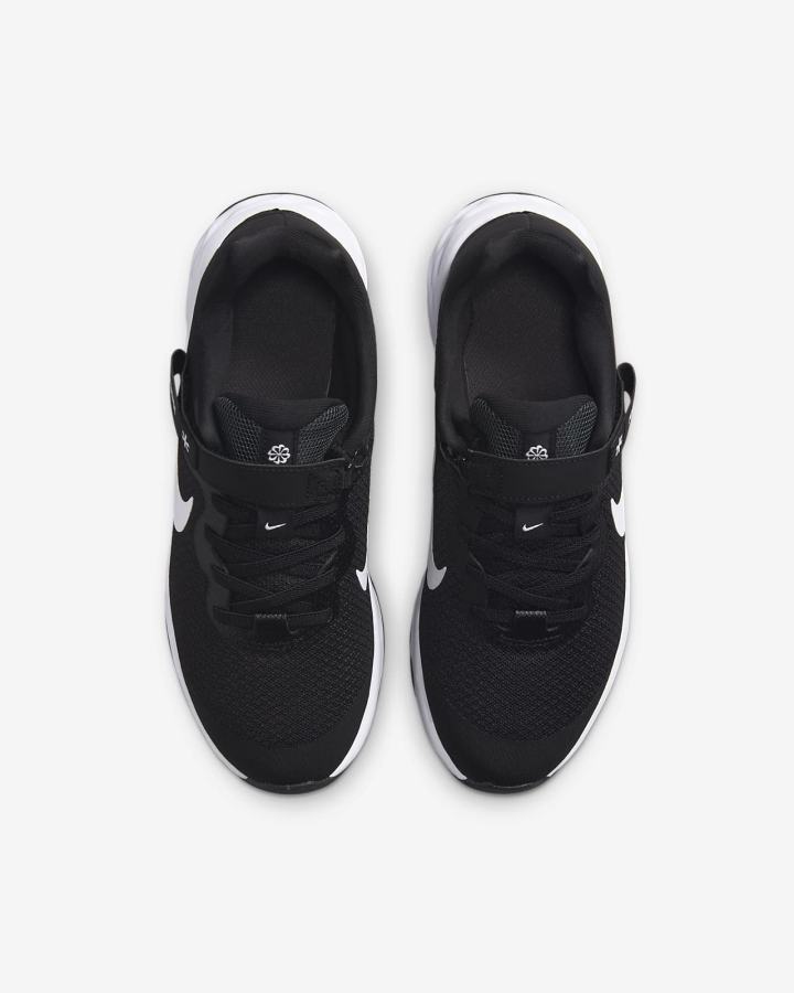 Zapatillas Running Nike Revolution 6 FlyEase Kids Easy On/Off Road Niña Negras Gris Oscuro Blancas | ZBHUT-3682