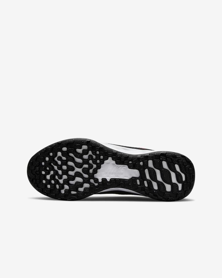 Zapatillas Running Nike Revolution 6 Kids Road Niño Negras Rosas | AJHVL-4753