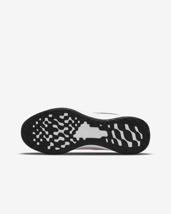 Zapatillas Running Nike Revolution 6 Kids Road Niña Rosas Negras | JGXSZ-9147
