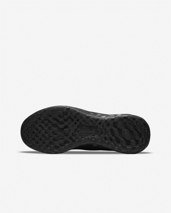 Zapatillas Running Nike Revolution 6 Kids Road Niño Negras Gris Oscuro Negras | NSPIE-4708