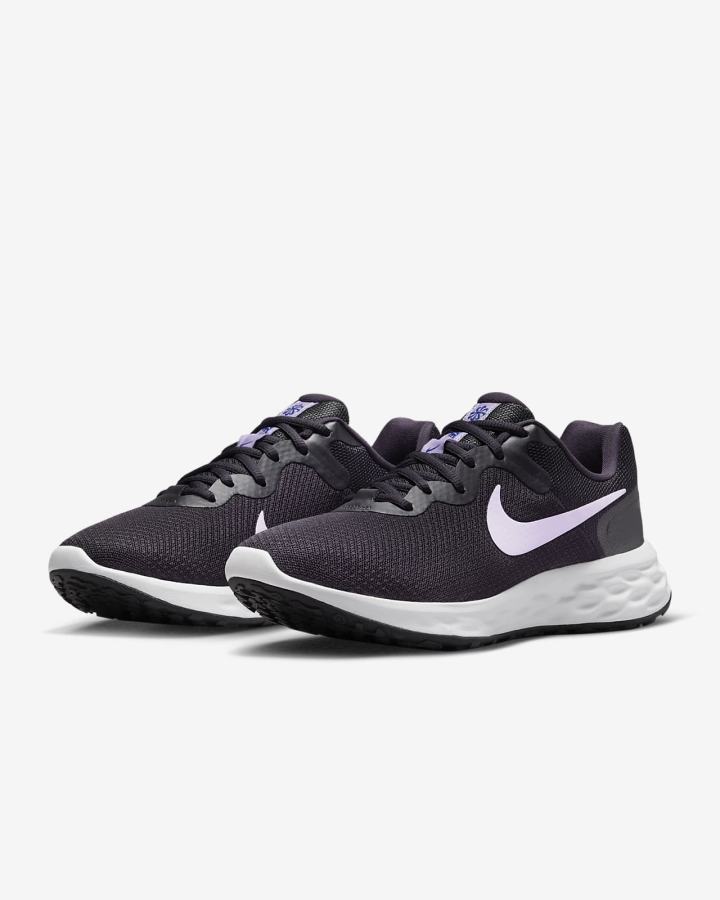 Zapatillas Running Nike Revolution 6 Next Nature Road Mujer Moradas Azules Negras Moradas | BEWHO-1430