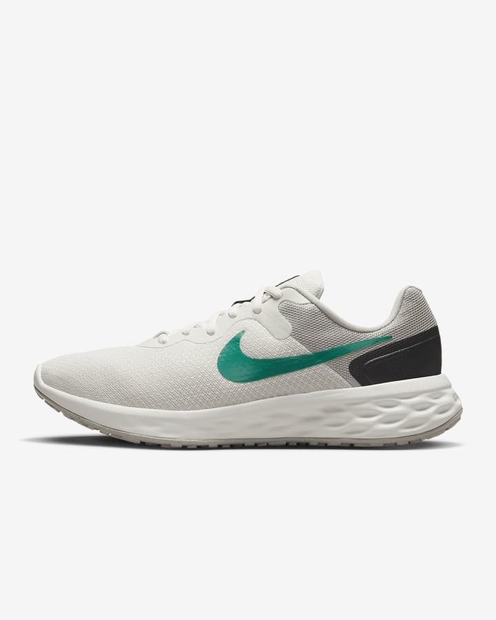 Zapatillas Running Nike Revolution 6 Next Nature Road Mujer Gris Oscuro Verde | BFYGS-4321