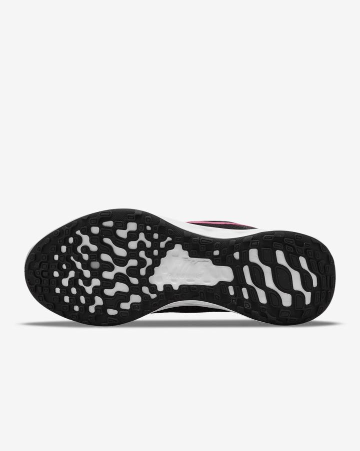 Zapatillas Running Nike Revolution 6 Next Nature Road Mujer Negras Gris Rosas | IZDLT-7021