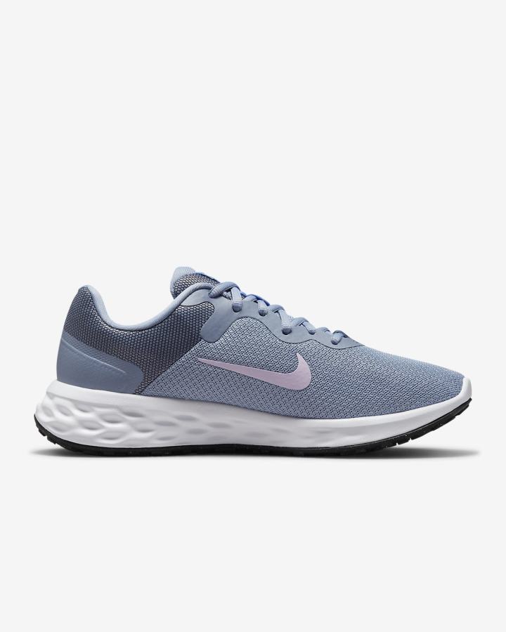 Zapatillas Running Nike Revolution 6 Next Nature Road Mujer Negras Azules | JMPFT-5421
