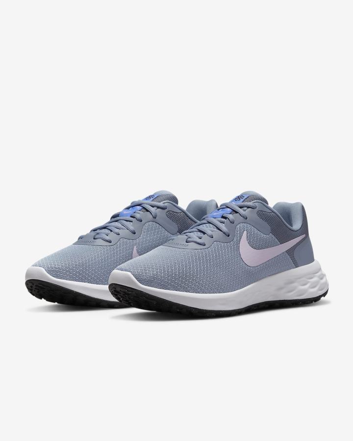 Zapatillas Running Nike Revolution 6 Next Nature Road Mujer Negras Azules | JMPFT-5421