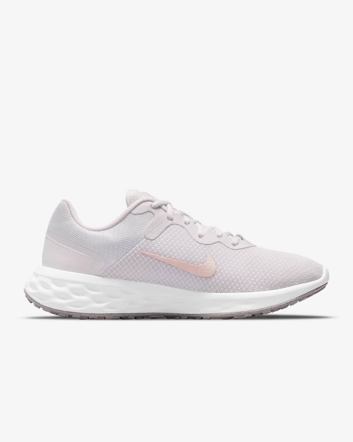Zapatillas Running Nike Revolution 6 Next Nature Road Mujer Moradas Claro Blancas | KDBEO-0682