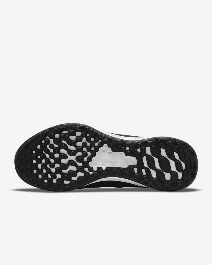 Zapatillas Running Nike Revolution 6 Next Nature Road Mujer Negras Gris Rosas | LAICY-0597