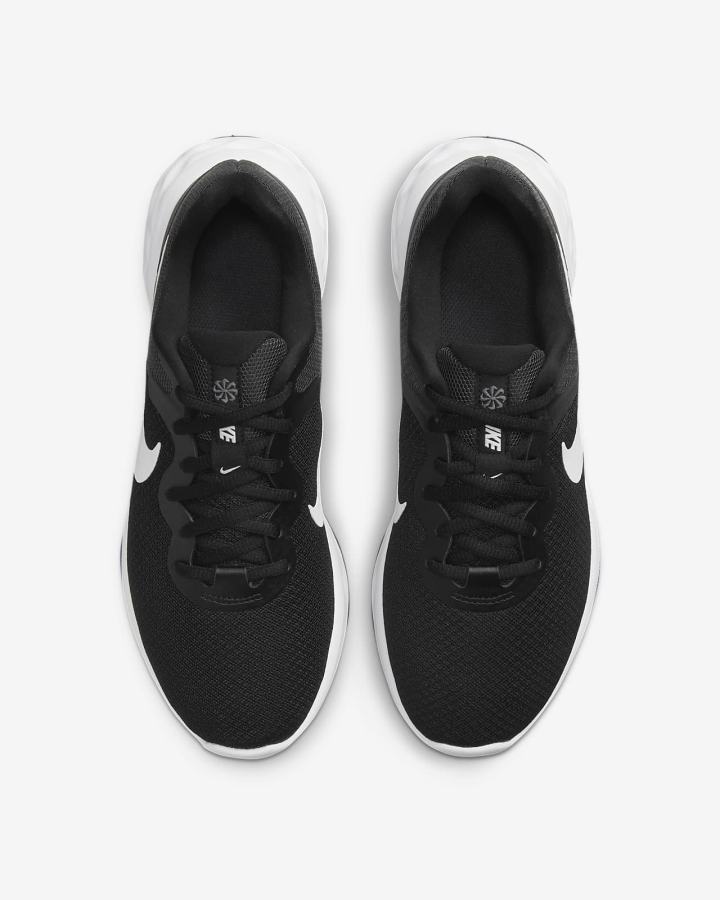 Zapatillas Running Nike Revolution 6 Next Nature Road Mujer Negras Gris Oscuro Blancas | LEVJY-6754
