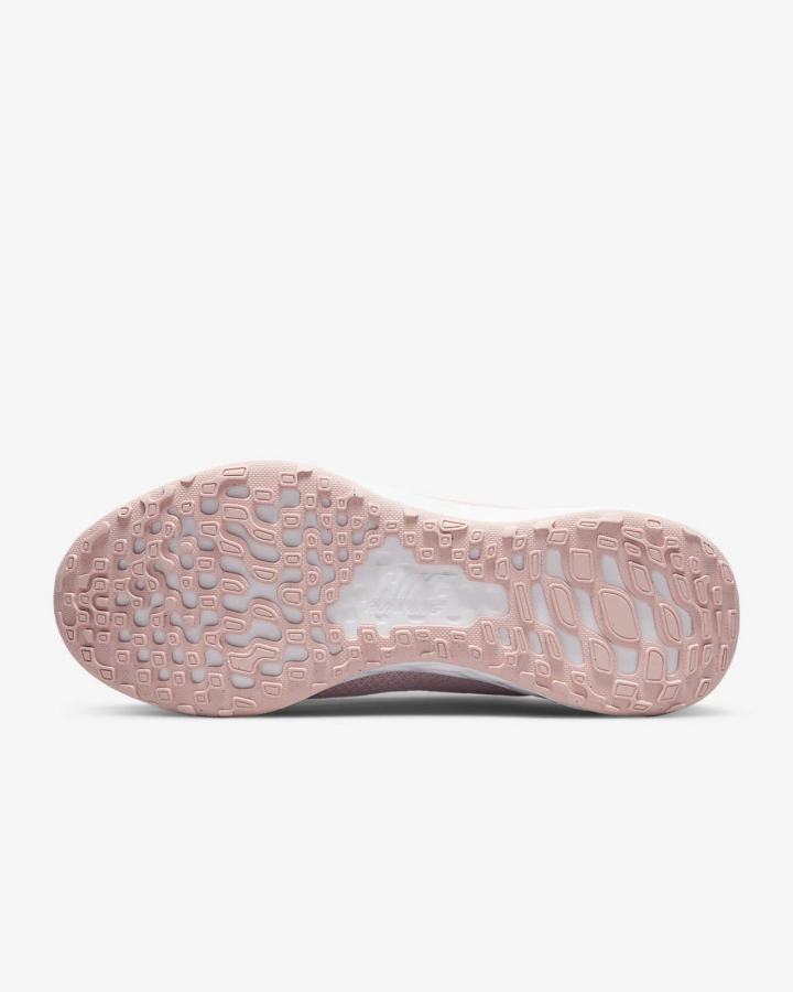 Zapatillas Running Nike Revolution 6 Next Nature Road Mujer Coral Verde Blancas | LWRIN-2156