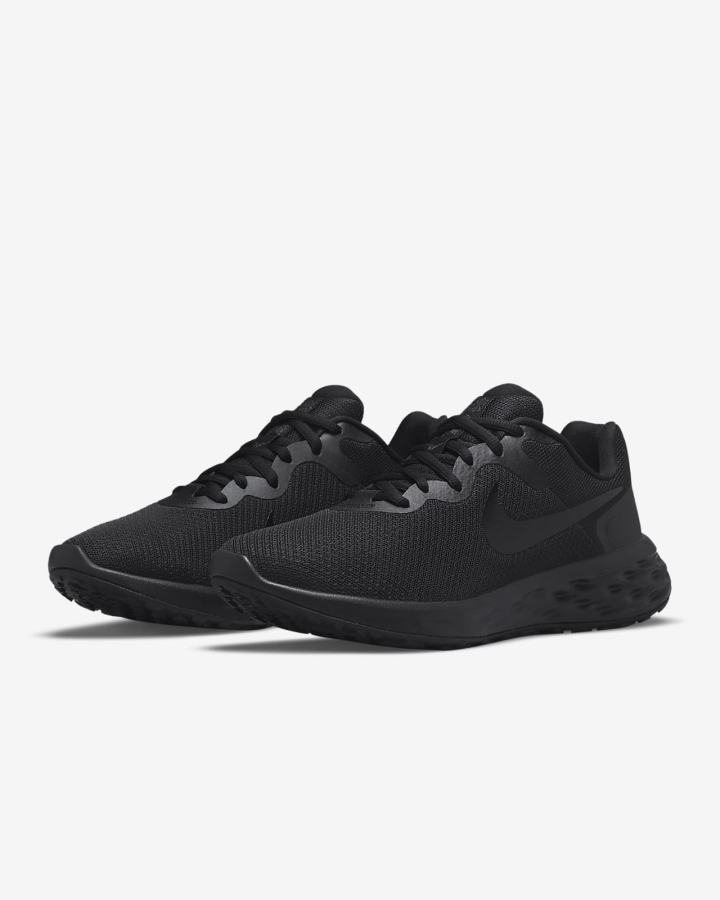 Zapatillas Running Nike Revolution 6 Next Nature Road Mujer Negras Gris Oscuro Negras | MQNYU-5279