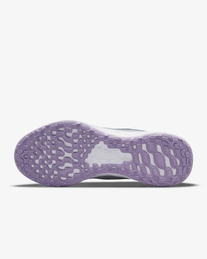 Zapatillas Running Nike Revolution 6 Next Nature Road Mujer Plateadas Moradas | UXFLQ-9528