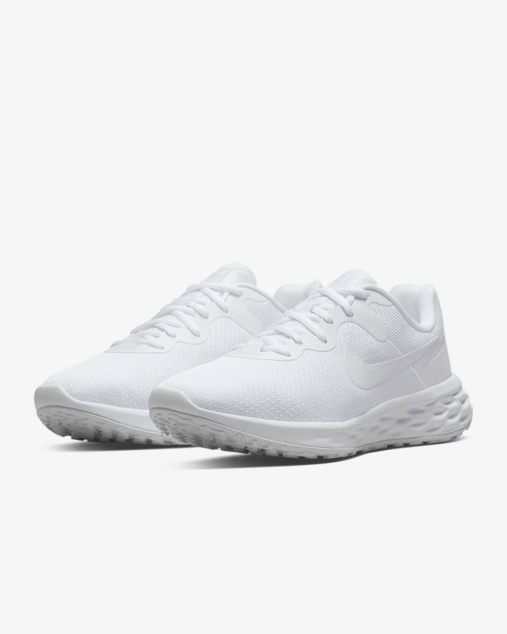 Zapatillas Running Nike Revolution 6 Next Nature Road Mujer Blancas | YILFT-6045