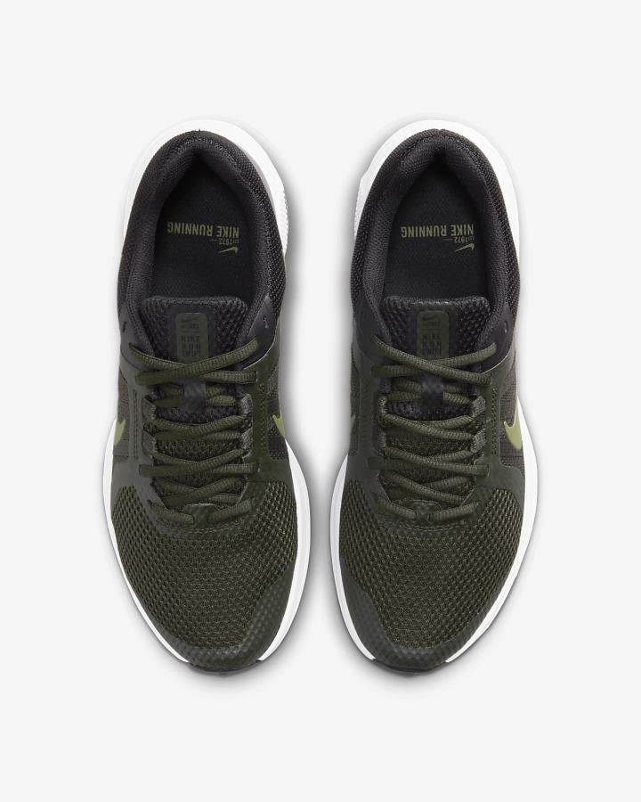 Zapatillas Running Nike Run Swift 2 Road Hombre Negras Blancas | DNQOF-4876