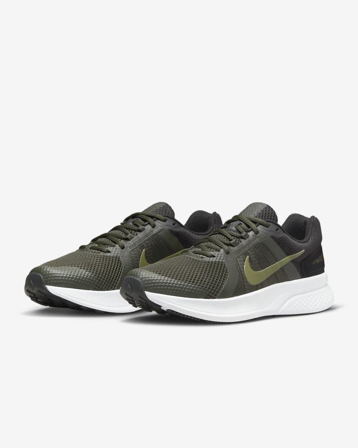 Zapatillas Running Nike Run Swift 2 Road Hombre Negras Blancas | DNQOF-4876