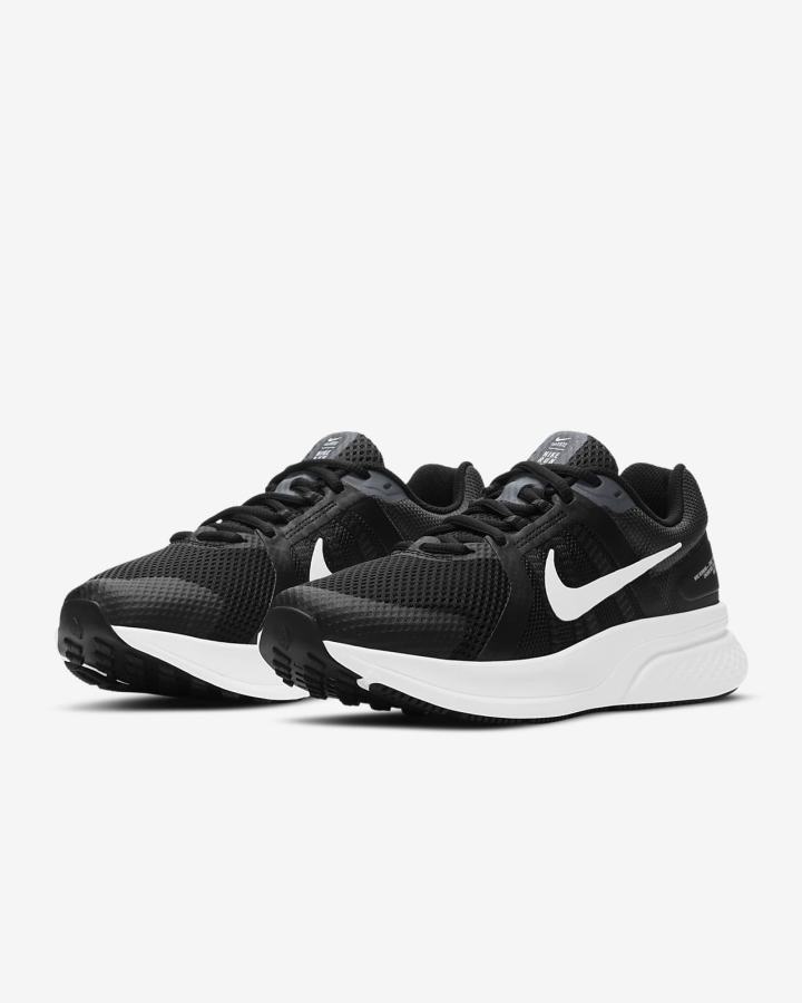 Zapatillas Running Nike Run Swift 2 Road Hombre Negras Gris Oscuro Blancas | MYVNW-7106