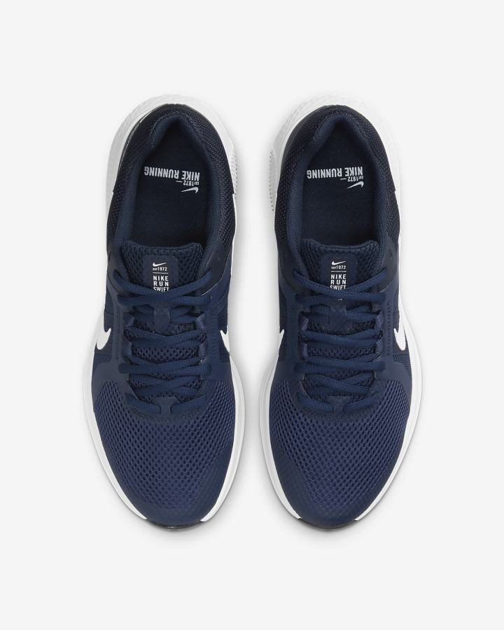 Zapatillas Running Nike Run Swift 2 Road Hombre Azul Marino Obsidian Blancas | WUYNE-8923