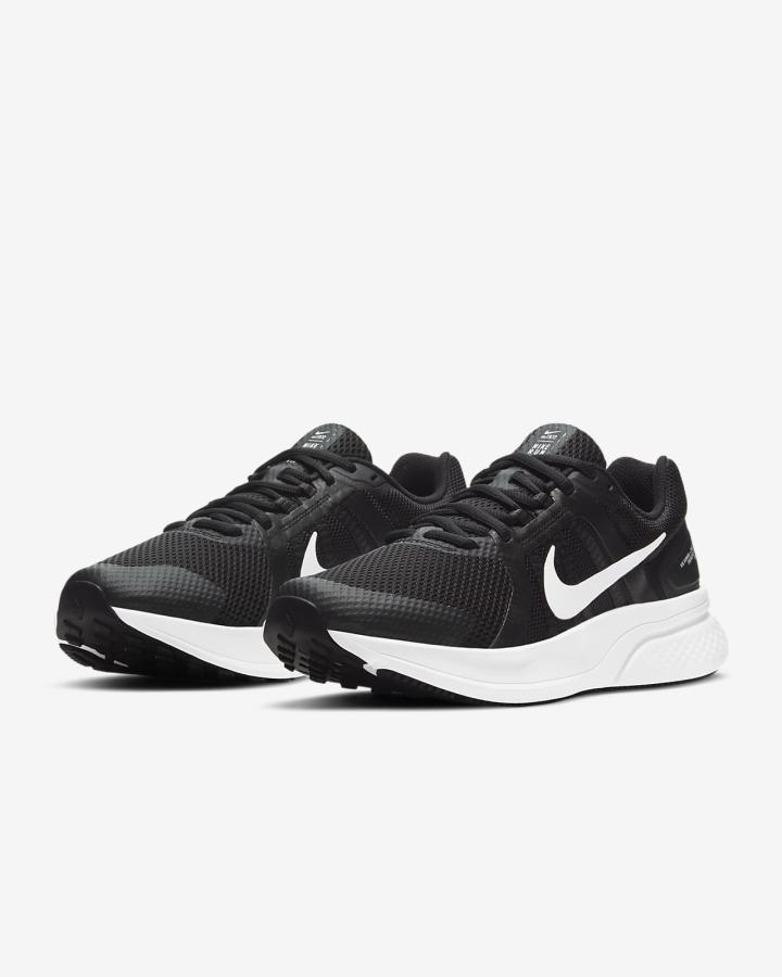 Zapatillas Running Nike Run Swift 2 Road Hombre Negras Gris Oscuro Blancas | ZBKAV-1462