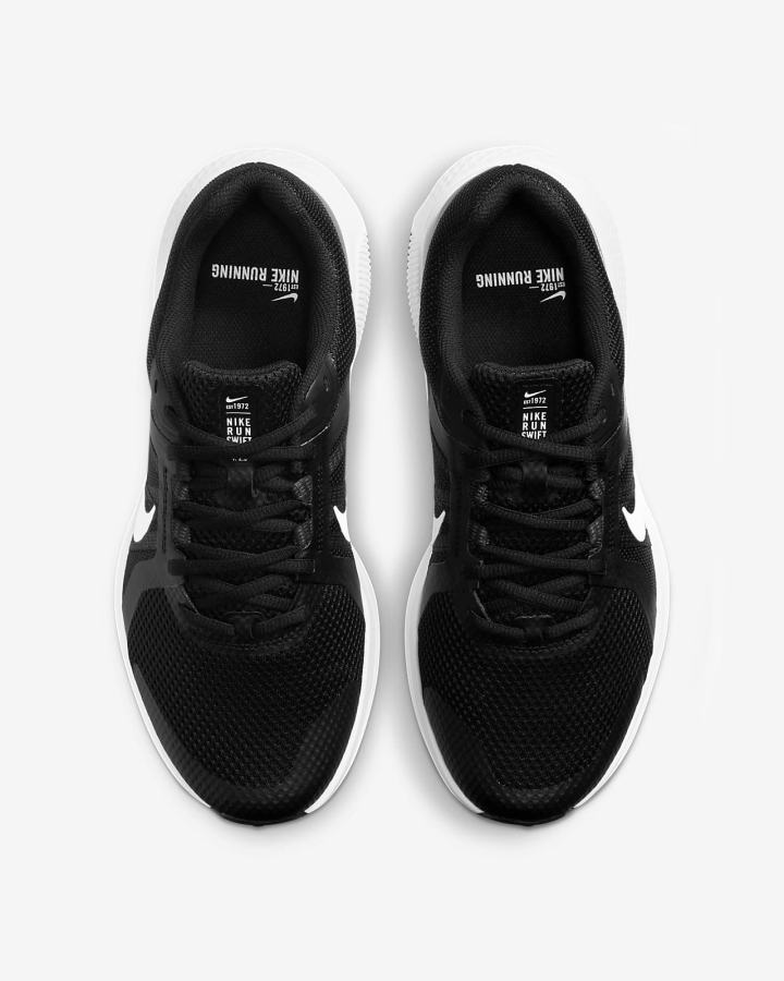 Zapatillas Running Nike Run Swift 2 Road Hombre Negras Gris Oscuro Blancas | ZVREU-4358