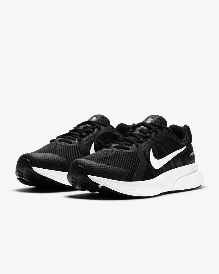 Zapatillas Running Nike Run Swift 2 Road Hombre Negras Gris Oscuro Blancas | ZVREU-4358