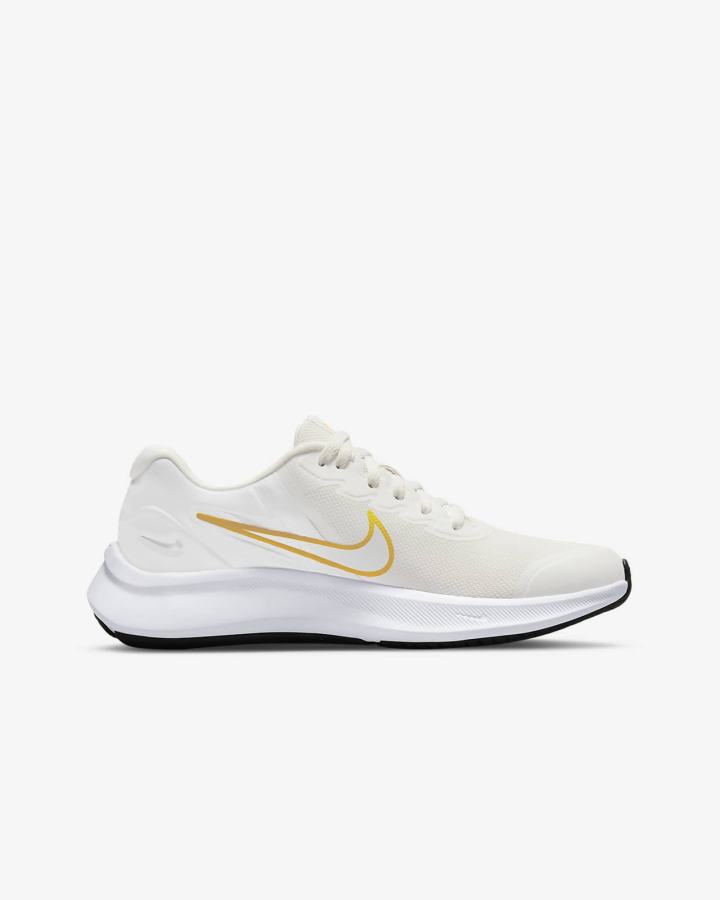 Zapatillas Running Nike Star Runner 3 Kids Road Niña Blancas Doradas Multicolor | AFLPX-2465