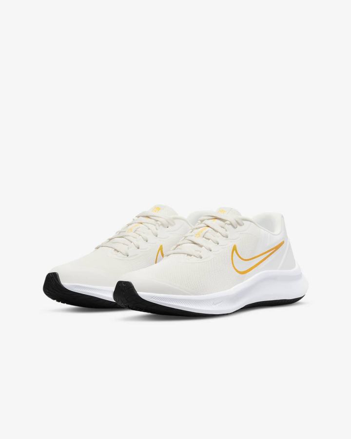 Zapatillas Running Nike Star Runner 3 Kids Road Niña Blancas Doradas Multicolor | AFLPX-2465