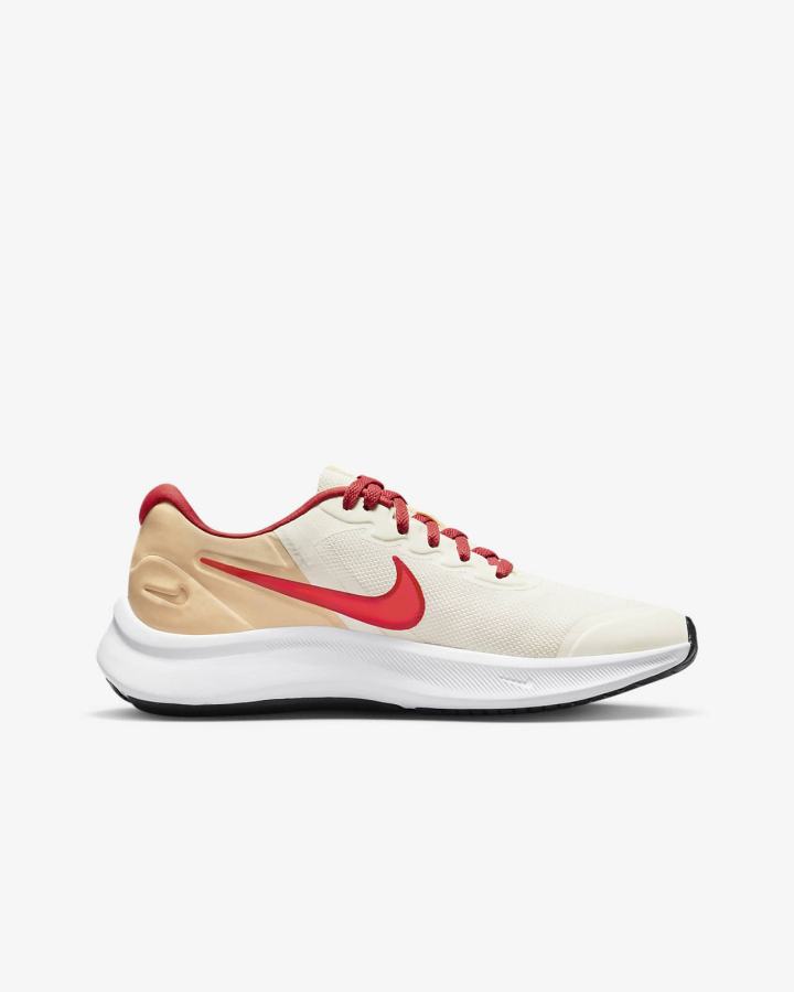 Zapatillas Running Nike Star Runner 3 Kids Road Niña Rojas Rojas Claro | AHBVU-2450