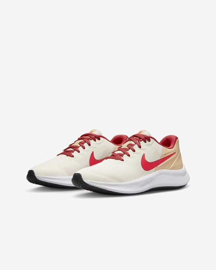 Zapatillas Running Nike Star Runner 3 Kids Road Niña Rojas Rojas Claro | AHBVU-2450