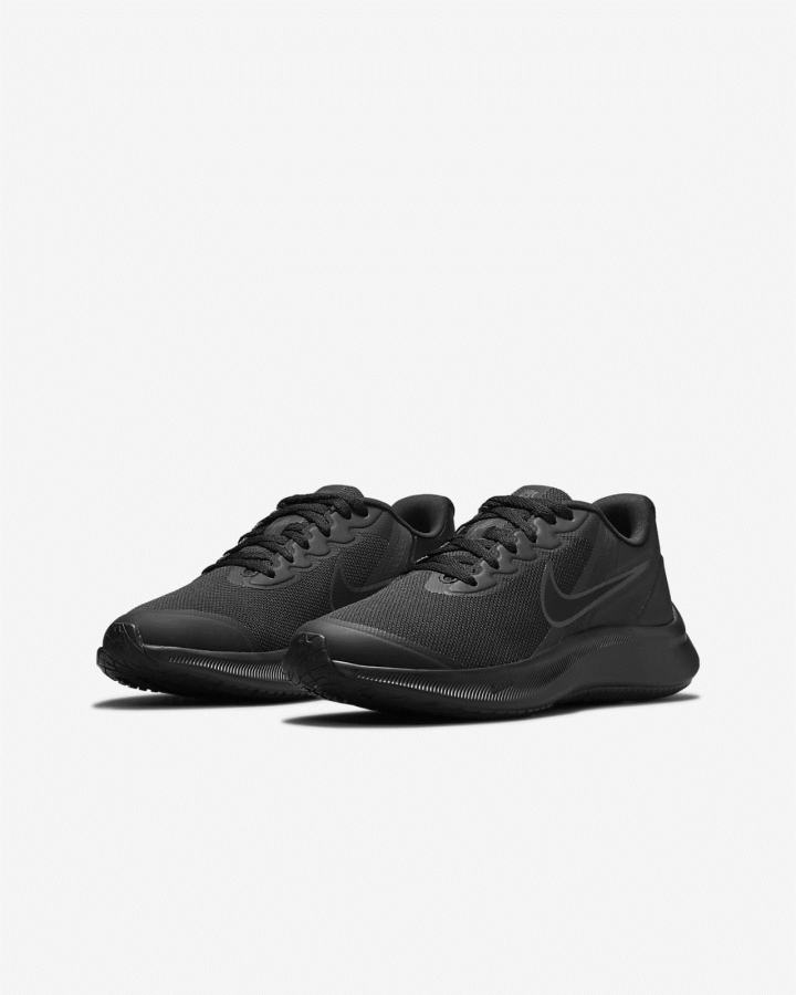 Zapatillas Running Nike Star Runner 3 Kids Road Niña Negras Gris Oscuro Negras | ODTPZ-7480