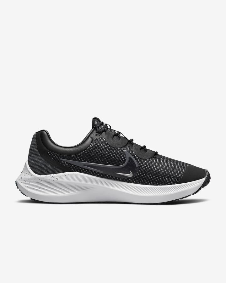 Zapatillas Running Nike Winflo 8 Shield Weatherized Road Hombre Negras Metal Plateadas Azules Gris | UOMRW-1982