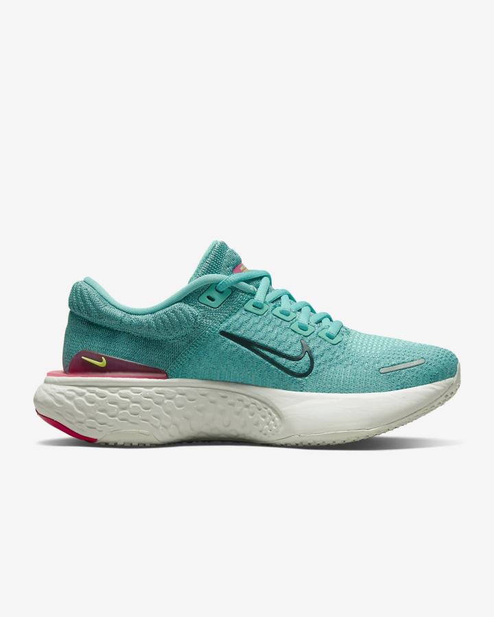 Zapatillas Running Nike ZoomX Invincible Run Flyknit 2 Road Mujer Turquesa Rosas Verde Negras | DCXPZ-1928