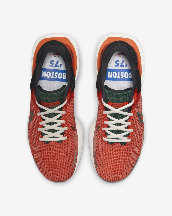 Zapatillas Running Nike ZoomX Invincible Run Flyknit 2 Road Hombre Naranjas Verde Negras | IFMJE-7426