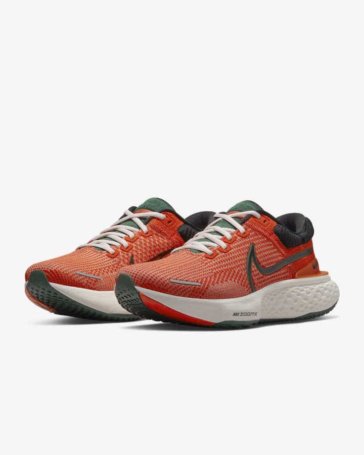Zapatillas Running Nike ZoomX Invincible Run Flyknit 2 Road Hombre Naranjas Verde Negras | IFMJE-7426